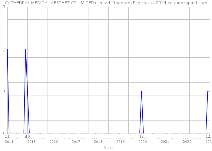 CATHEDRAL MEDICAL AESTHETICS LIMITED (United Kingdom) Page visits 2024 