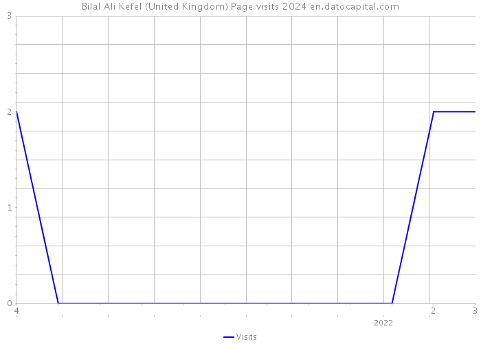 Bilal Ali Kefel (United Kingdom) Page visits 2024 