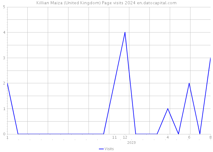 Killian Maiza (United Kingdom) Page visits 2024 