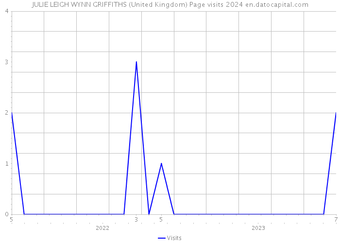 JULIE LEIGH WYNN GRIFFITHS (United Kingdom) Page visits 2024 