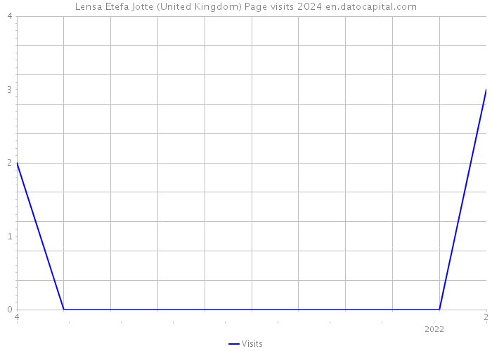 Lensa Etefa Jotte (United Kingdom) Page visits 2024 
