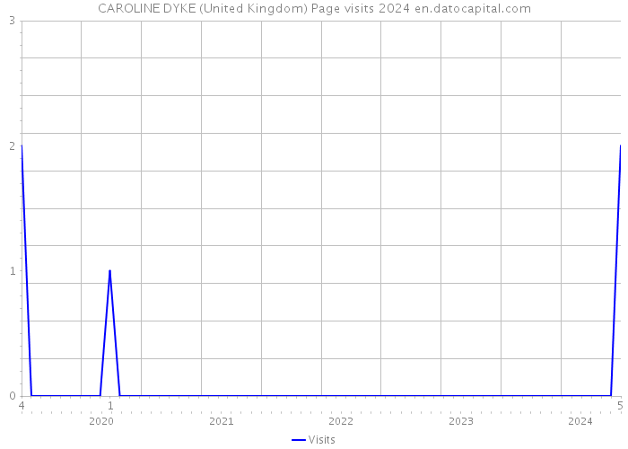 CAROLINE DYKE (United Kingdom) Page visits 2024 