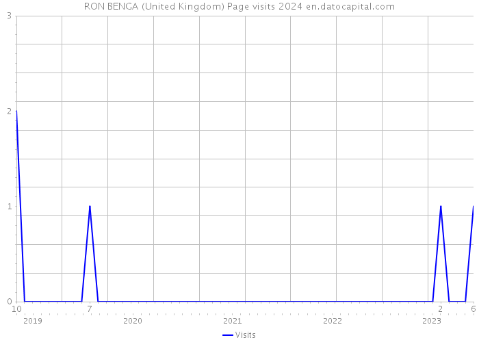 RON BENGA (United Kingdom) Page visits 2024 