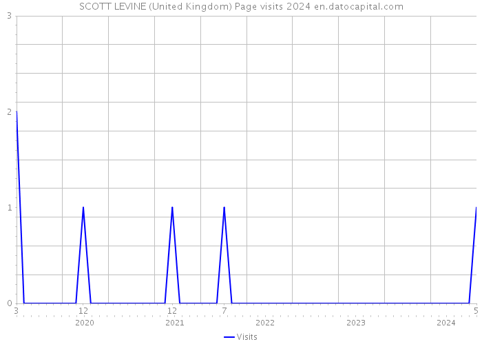 SCOTT LEVINE (United Kingdom) Page visits 2024 