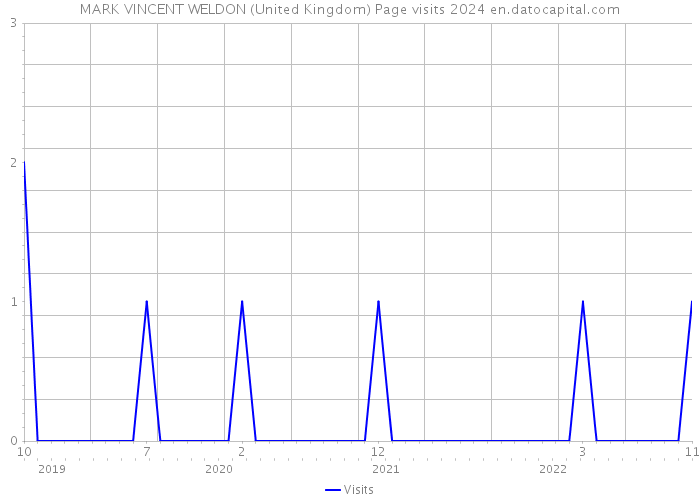 MARK VINCENT WELDON (United Kingdom) Page visits 2024 