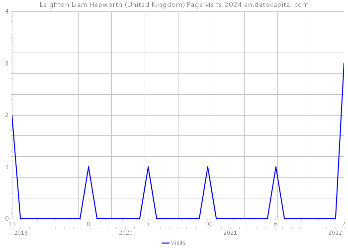 Leighton Liam Hepworth (United Kingdom) Page visits 2024 