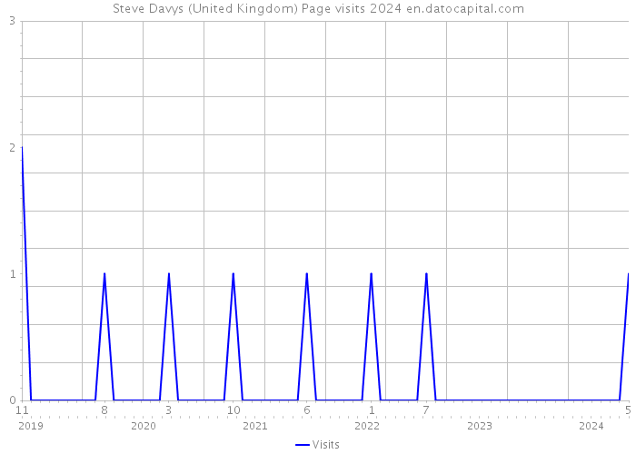Steve Davys (United Kingdom) Page visits 2024 