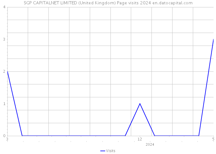 SGP CAPITALNET LIMITED (United Kingdom) Page visits 2024 
