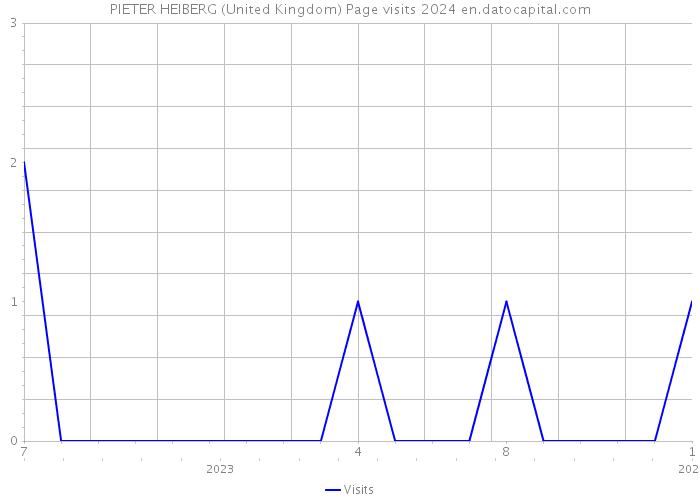 PIETER HEIBERG (United Kingdom) Page visits 2024 