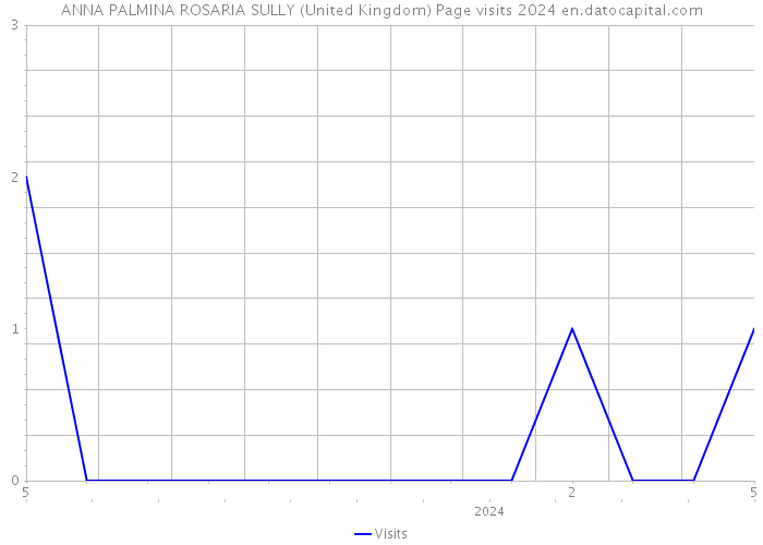 ANNA PALMINA ROSARIA SULLY (United Kingdom) Page visits 2024 