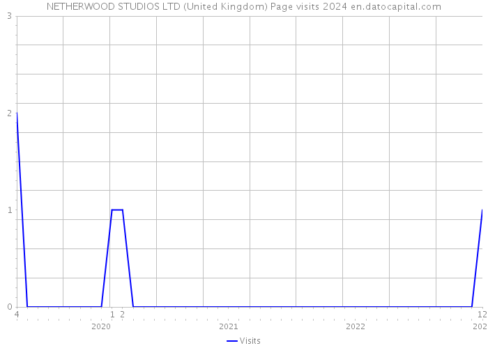 NETHERWOOD STUDIOS LTD (United Kingdom) Page visits 2024 