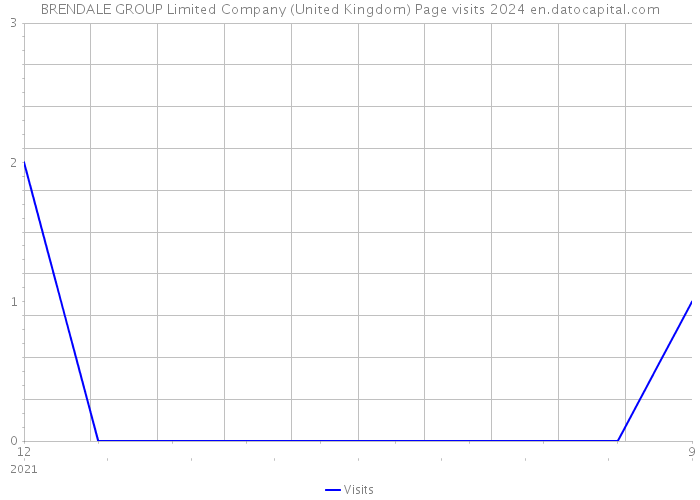 BRENDALE GROUP Limited Company (United Kingdom) Page visits 2024 