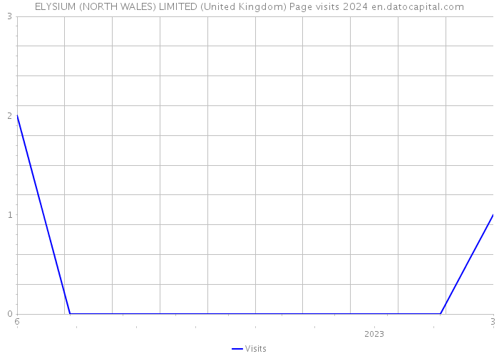 ELYSIUM (NORTH WALES) LIMITED (United Kingdom) Page visits 2024 