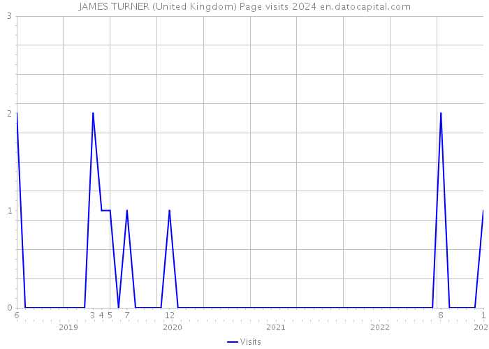 JAMES TURNER (United Kingdom) Page visits 2024 