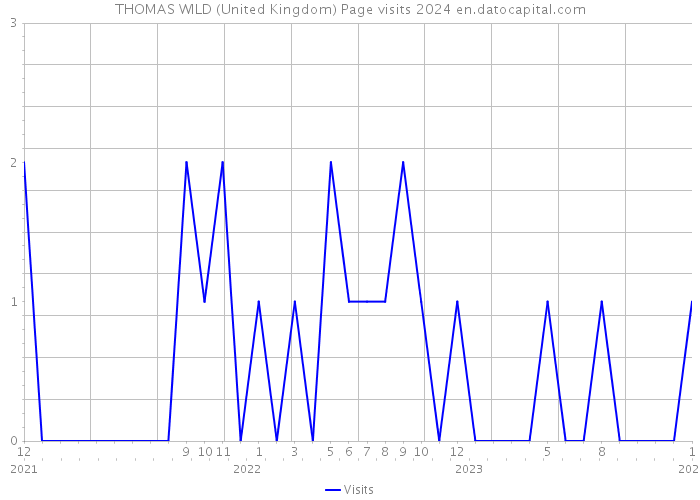 THOMAS WILD (United Kingdom) Page visits 2024 