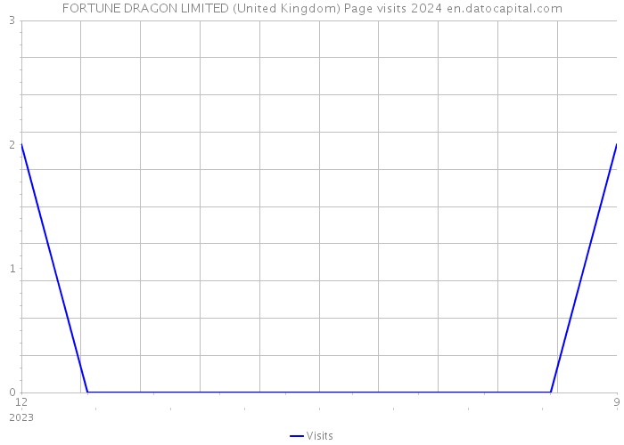 FORTUNE DRAGON LIMITED (United Kingdom) Page visits 2024 