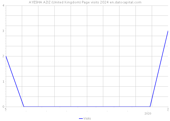 AYESHA AZIZ (United Kingdom) Page visits 2024 