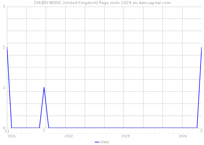 CHUEN WONG (United Kingdom) Page visits 2024 