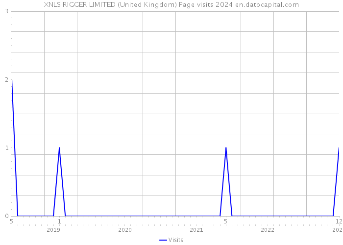 XNLS RIGGER LIMITED (United Kingdom) Page visits 2024 