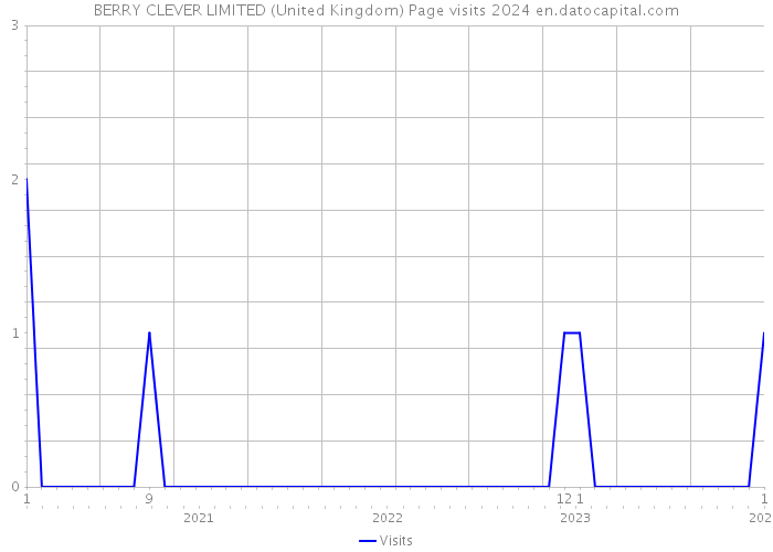 BERRY CLEVER LIMITED (United Kingdom) Page visits 2024 
