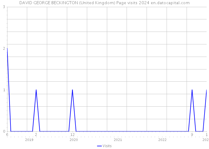 DAVID GEORGE BECKINGTON (United Kingdom) Page visits 2024 