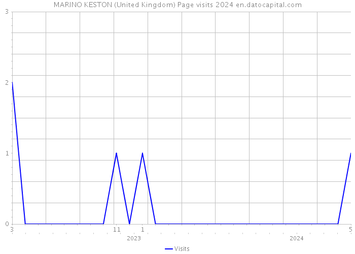 MARINO KESTON (United Kingdom) Page visits 2024 