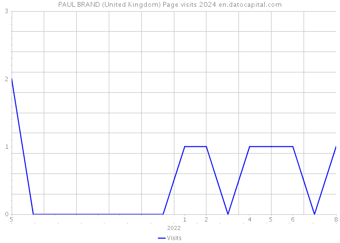 PAUL BRAND (United Kingdom) Page visits 2024 