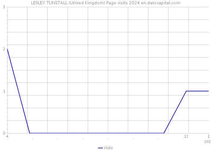 LESLEY TUNSTALL (United Kingdom) Page visits 2024 