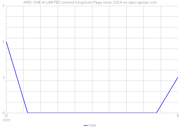 APEX ONE AI LIMITED (United Kingdom) Page visits 2024 