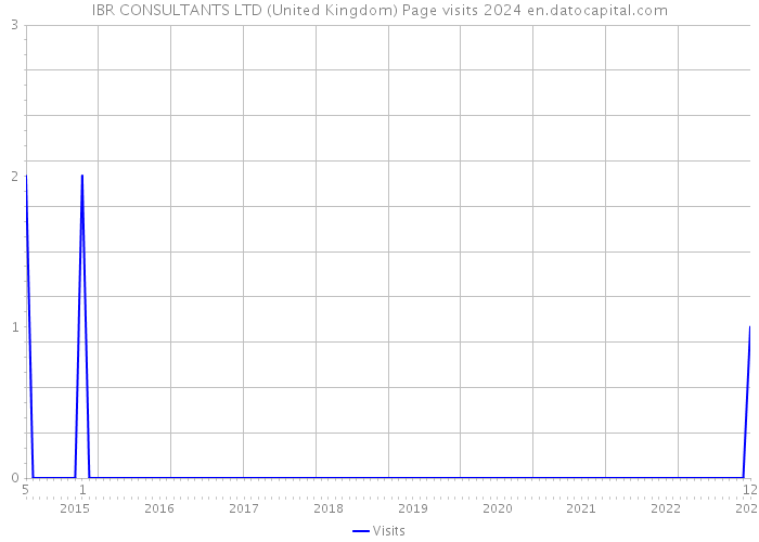 IBR CONSULTANTS LTD (United Kingdom) Page visits 2024 