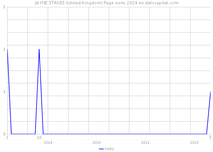 JAYNE STAKES (United Kingdom) Page visits 2024 
