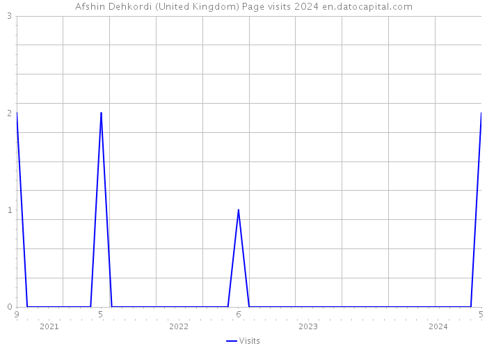 Afshin Dehkordi (United Kingdom) Page visits 2024 
