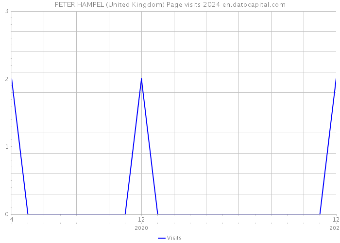 PETER HAMPEL (United Kingdom) Page visits 2024 