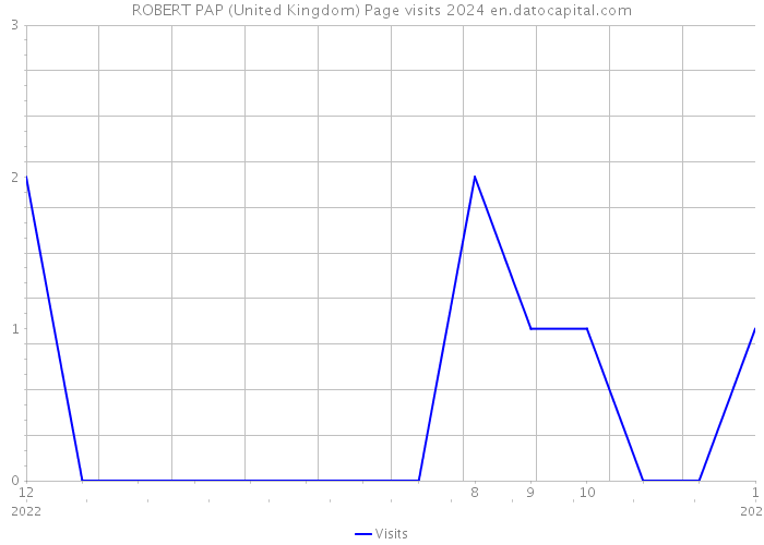 ROBERT PAP (United Kingdom) Page visits 2024 