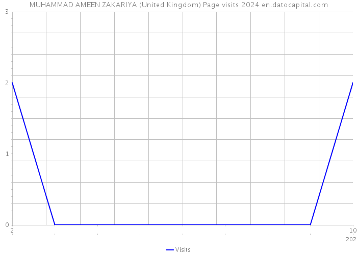 MUHAMMAD AMEEN ZAKARIYA (United Kingdom) Page visits 2024 