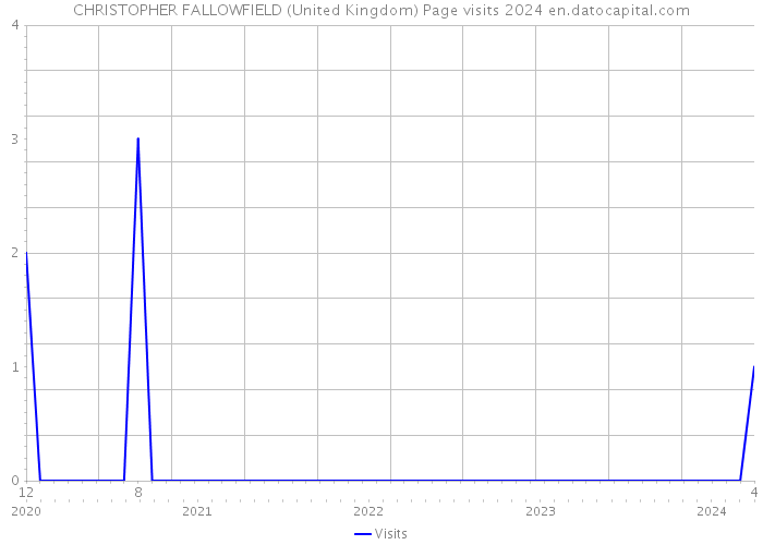 CHRISTOPHER FALLOWFIELD (United Kingdom) Page visits 2024 