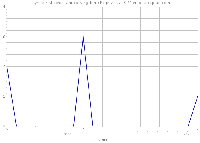 Taymoor Khawar (United Kingdom) Page visits 2024 