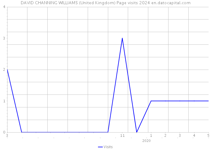 DAVID CHANNING WILLIAMS (United Kingdom) Page visits 2024 