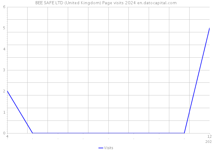 BEE SAFE LTD (United Kingdom) Page visits 2024 