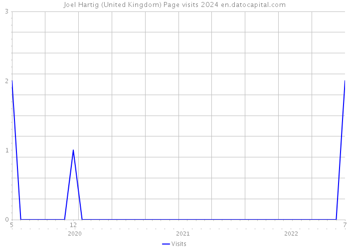 Joel Hartig (United Kingdom) Page visits 2024 