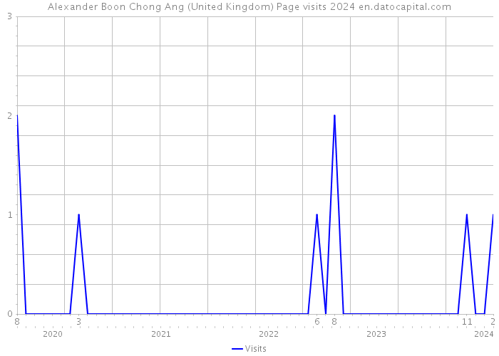Alexander Boon Chong Ang (United Kingdom) Page visits 2024 