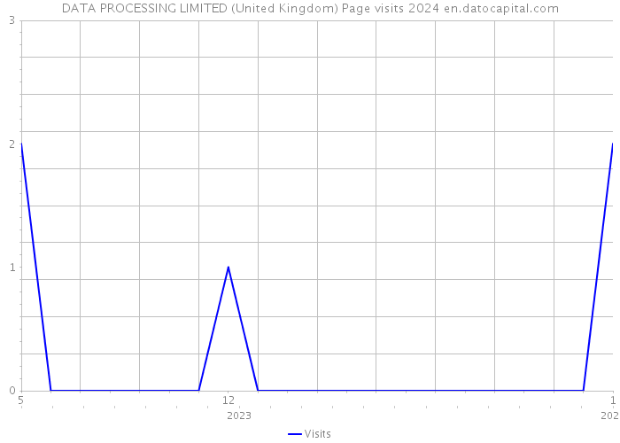 DATA PROCESSING LIMITED (United Kingdom) Page visits 2024 