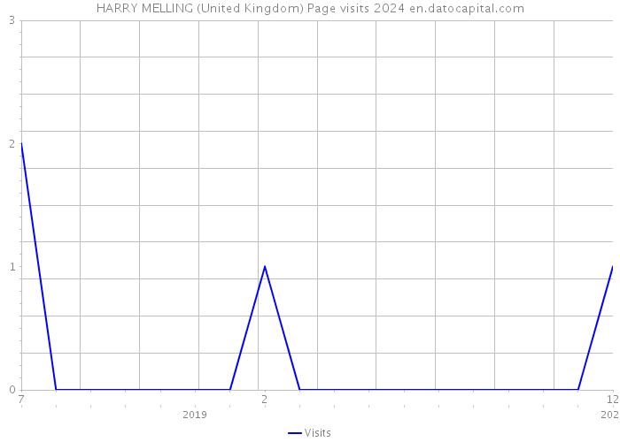 HARRY MELLING (United Kingdom) Page visits 2024 