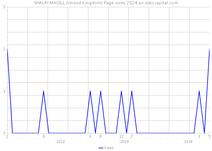 SHAUN MAGILL (United Kingdom) Page visits 2024 