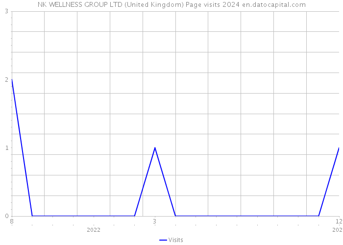 NK WELLNESS GROUP LTD (United Kingdom) Page visits 2024 