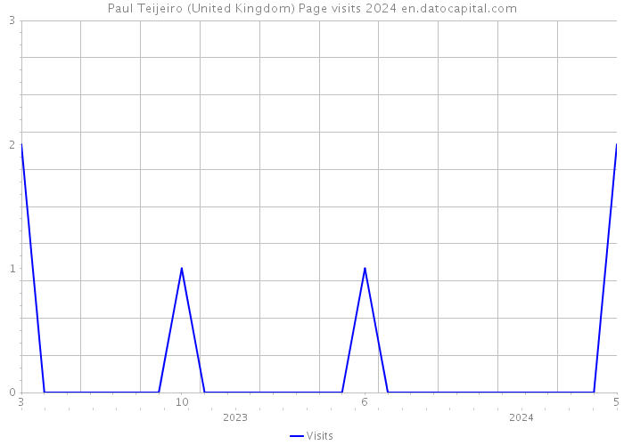 Paul Teijeiro (United Kingdom) Page visits 2024 