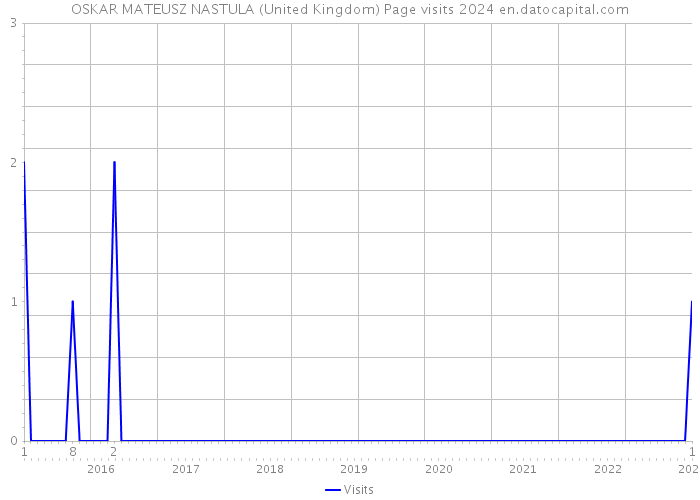 OSKAR MATEUSZ NASTULA (United Kingdom) Page visits 2024 