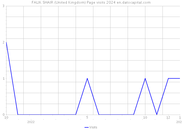 FALIK SHAIR (United Kingdom) Page visits 2024 