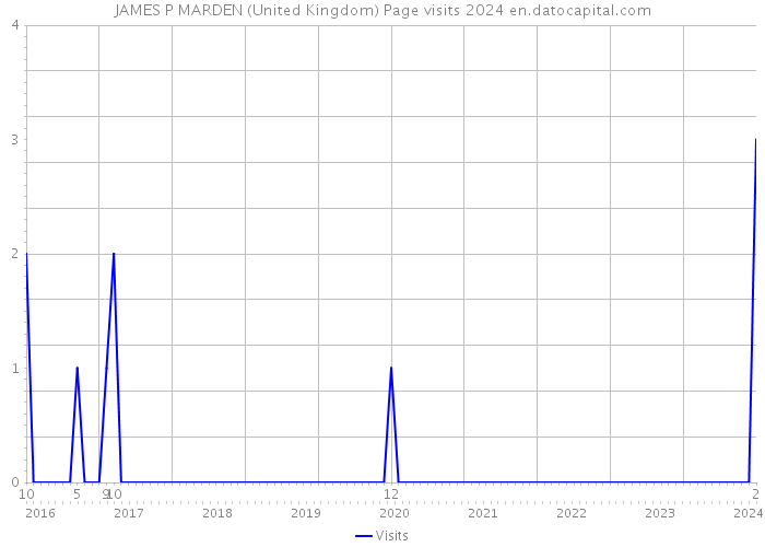 JAMES P MARDEN (United Kingdom) Page visits 2024 