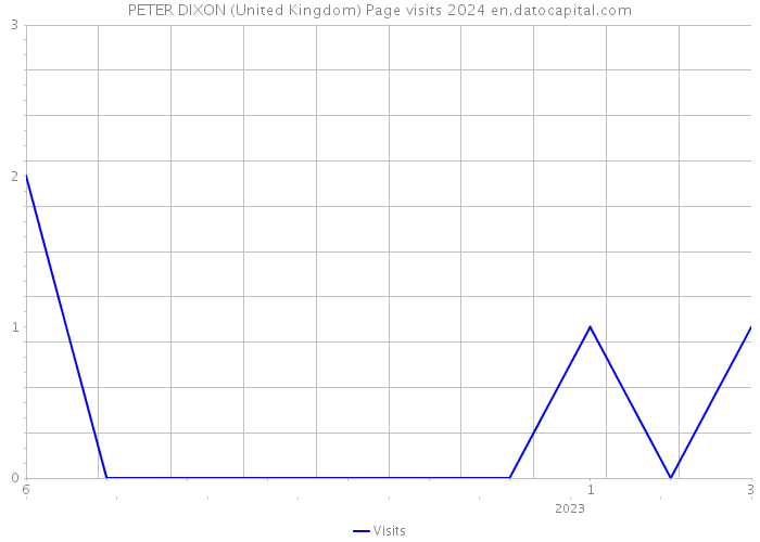 PETER DIXON (United Kingdom) Page visits 2024 